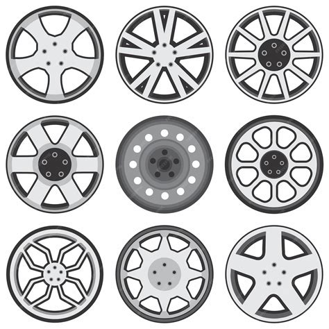 Premium Vector Alloy Wheels Vector Pack Collection