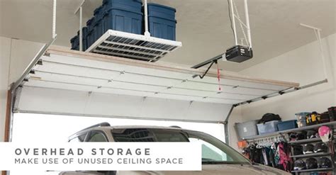 Overhead Garage Storage Ideas Monkey Bar Storage Garage Ceiling