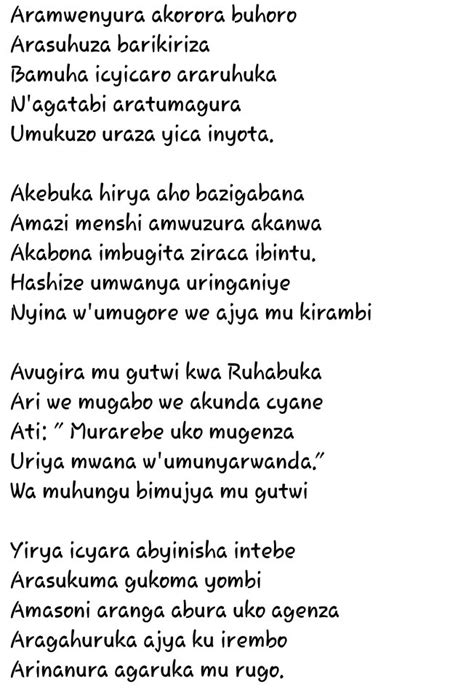 Uko byari byifashe ubwo habineza na. Uko Ajya Andongora : Preeny Rwanda Nitwa Batamuriza ...