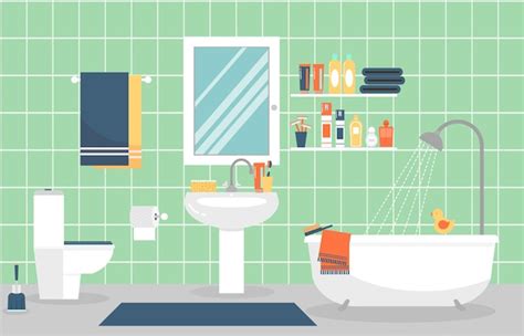 Bathroom Vectors And Illustrations For Free Download Freepik