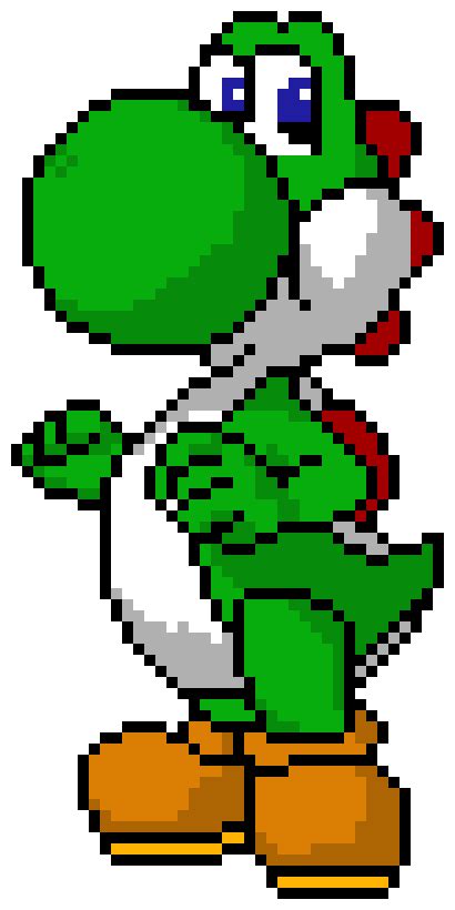 Yoshi Pixel Art Pixel Art Maker Images And Photos Finder