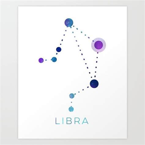 Libra Star Constellation Zodiac Sign Artwork Design Of The Zodiac