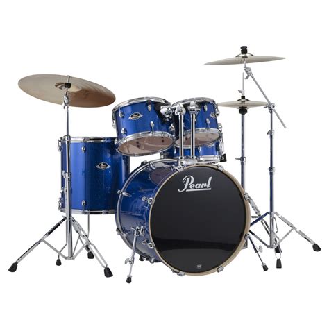 Pearl Export Exx 22 Rock Drum Kit Blue Sparkle At