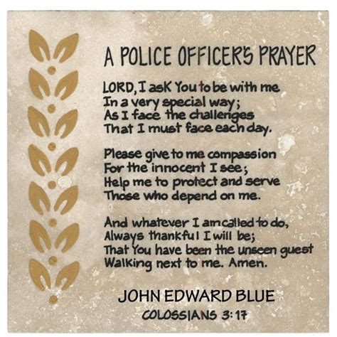 Quotes About Law Enforcement Quotesgram Police Officer Prayer Law