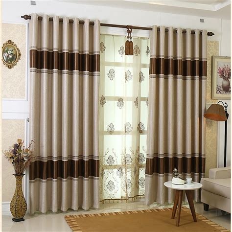Fabric Elegant Luxury Blackout Curtains For Living Room Jacquard Blinds