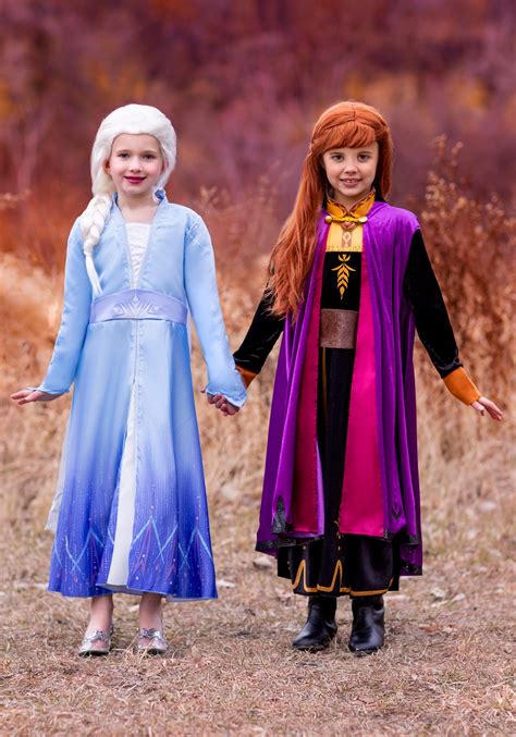 Frozen 2 Anna Girls Deluxe Costume Princess Costumes For Girls