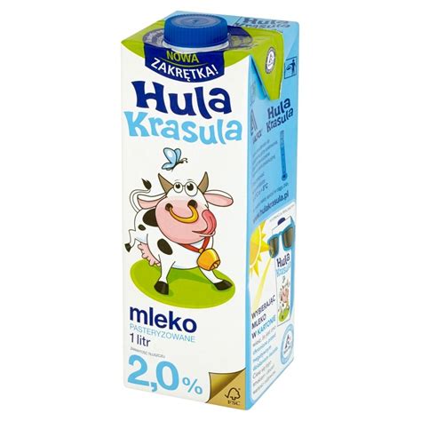 Hula Krasula Mleko Pasteryzowane 20 1 L Zakupy Online Z Dostawą Do