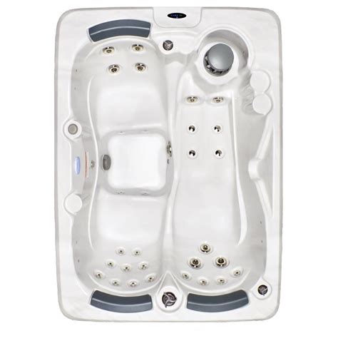 Home And Garden 3 Person 38 Jet Rectangular Hot Tub At