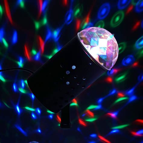 Rotating Led Crystal Mini Disco Ball Stage Spot Light Efavormart