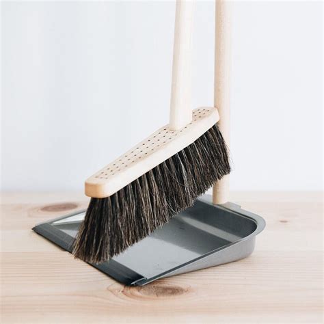 Standing Broom And Metal Dustpan Set Unique Home Accessories Broom