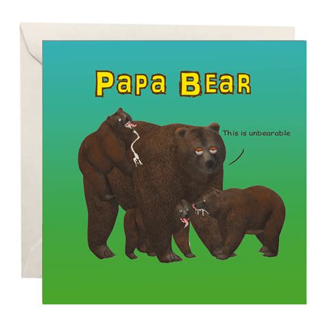Papa Bear Card Sweetart Comics