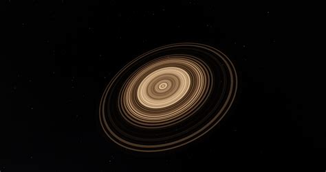 The rings are shown eclipsing the young. ここへ到着する J1407b Vs Saturn - カランシン