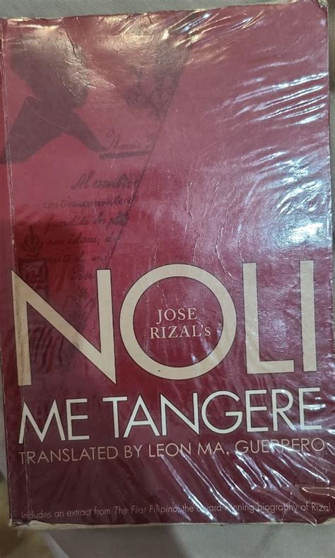 Noli Me Tangere By Jose Rizal Translated By Leon Ma Guerrero