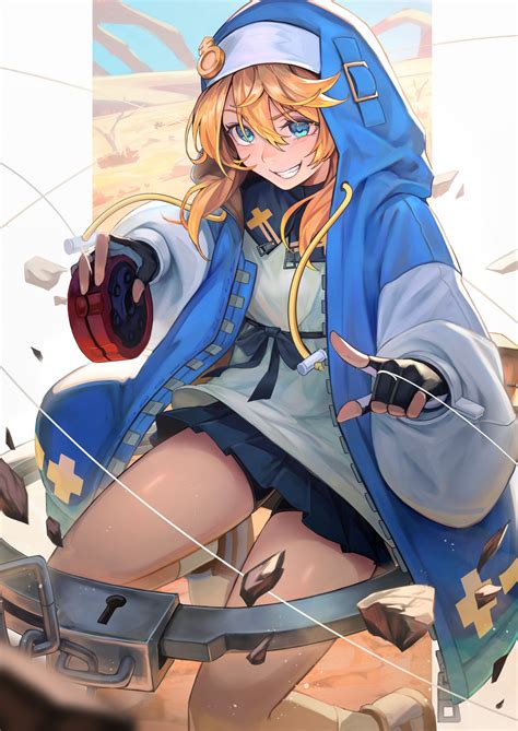 Wallpaper Bridget Guilty Gear Guilty Gear Video Game Girls Blonde Blue Eyes Vertical