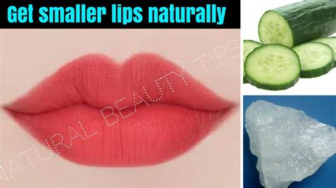 How To Make Your Lips Smaller Naturally Without Makeup