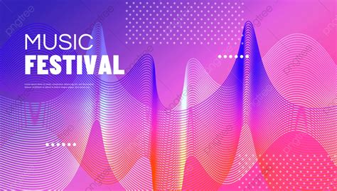 Music Festival Wave Business Color Banner Template Download On Pngtree