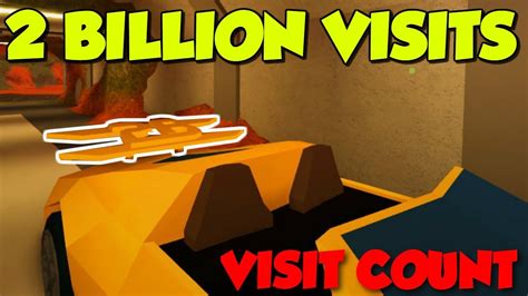 Roblox Jailbreak Live Visit Count Countdown To Billion Visits