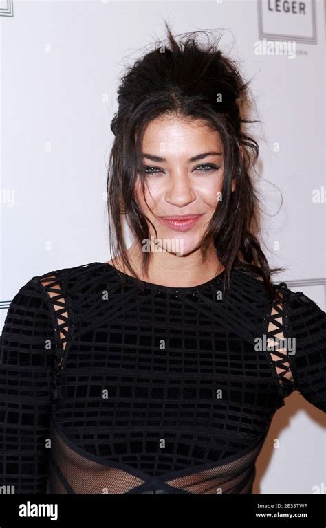 Jessica Szohr Poses Backstage At Herve Leger During The Mercedes Benz