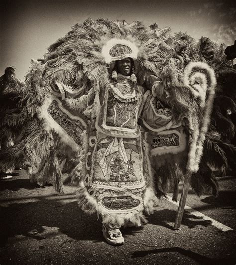 Chief Cheyenne Annual Mardi Gras Indians Parade In New Orleans