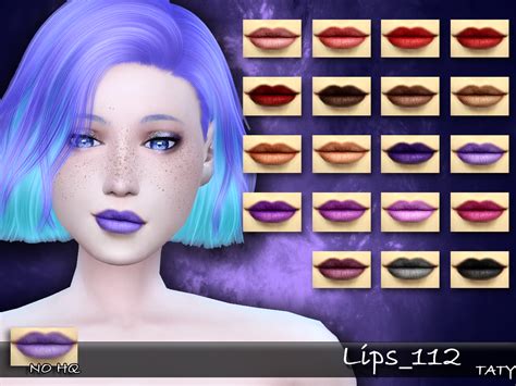 Ts4 Tatylips112 Simsworkshop