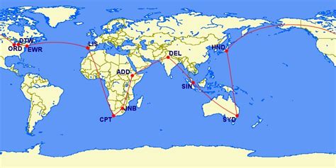 My Round The World Business Class Adventure Planning Phase