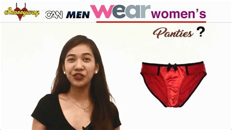Can Men Wear Women S Panties Sexy Girl S Underwear Lingerie For Men Youtube