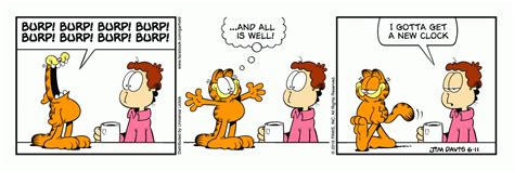 Did They Forget To Colour In The Background Garfield Comics