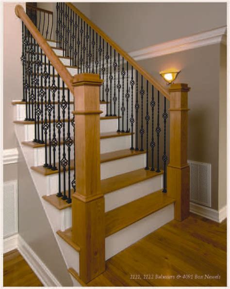 The upper newel post, as you noted, has an narrow extension. 15 best Box Newel DIY images on Pinterest | Banisters ...