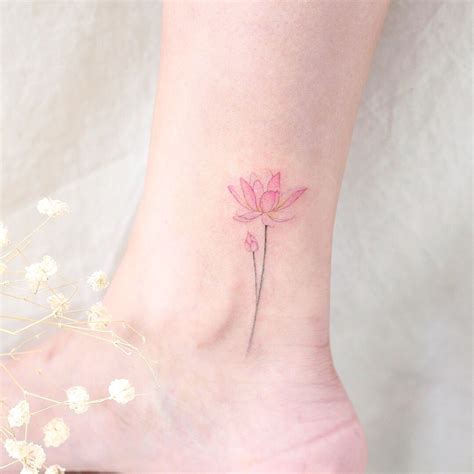 Watercolor Tattoos Korean Style Tatoo Flowers Pretty Flower Tattoos
