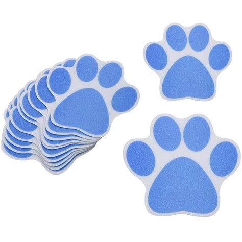 Non Slip Bathtub Stickers Adhesive Paw Print Anti Slip Appliques 3 新作製品、世界最高品質人気