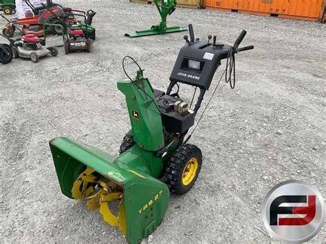 John Deere Trs 27 Walk Behind Snow Blower Sn M0tr27x142766 Freije