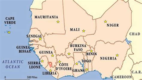 West Africa Map Youtube