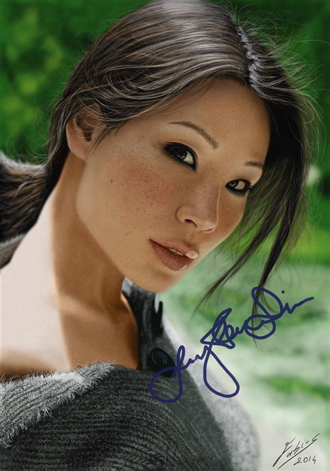 Lucy Liu Digital Paint By Fabius72 On Deviantart