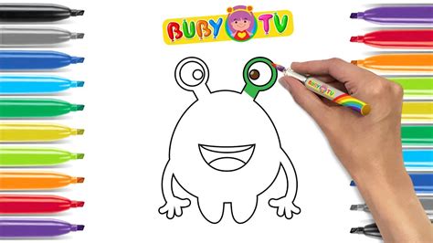 Other ways to use your silly drawing prompts for kids. How to draw a funny monster Coloring monster for kids ...