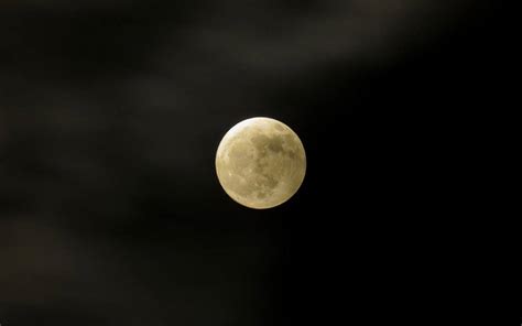 ¡bella Y Brillante Así Luce La Luna Llena De Hoy 24 De Octubre