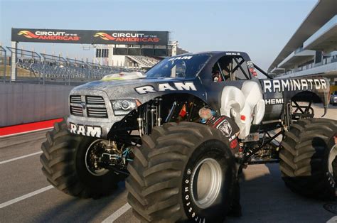 raminator monster truck sets top speed record