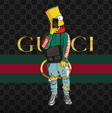 5 out of 5 stars. Bart Simpson Gucci Wallpapers - Wallpaper Cave