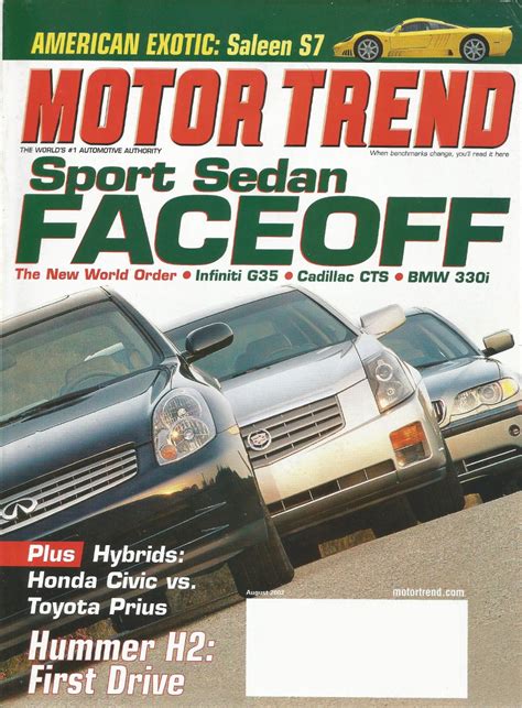 Motor Trend 2002 Aug Saleen S7 Caddy Xlr Pro Rally 2000 2009 Jim S Mega Magazines