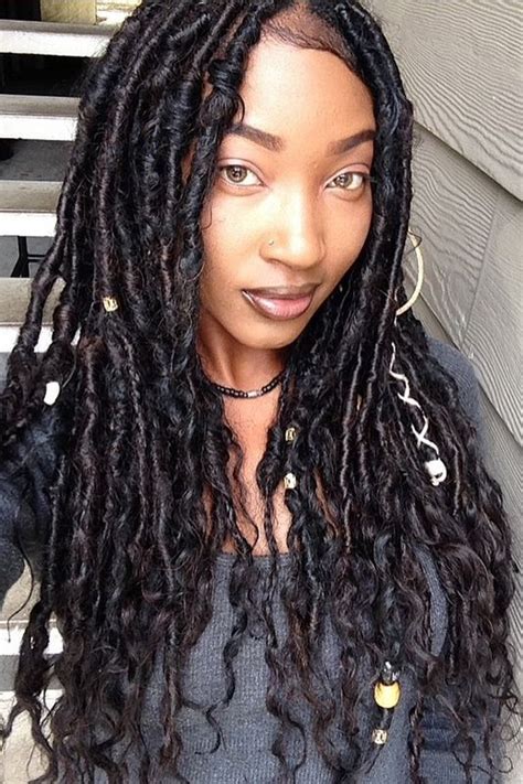 Goddess Locs Inspiration 23 Beautiful Black Women Who Will Make You Want Goddess Locs Faux