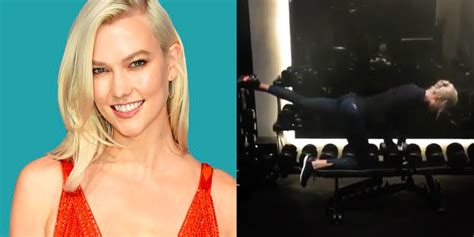 How Karlie Kloss’s Dumbbell Exercise Works Nearly Every Muscle In Your Body Self