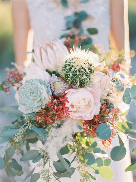  center for spiritual living greater las vegas. Wild & creative bouquet combines flowers with cactus & succulents for a desert weddin… | Spring ...