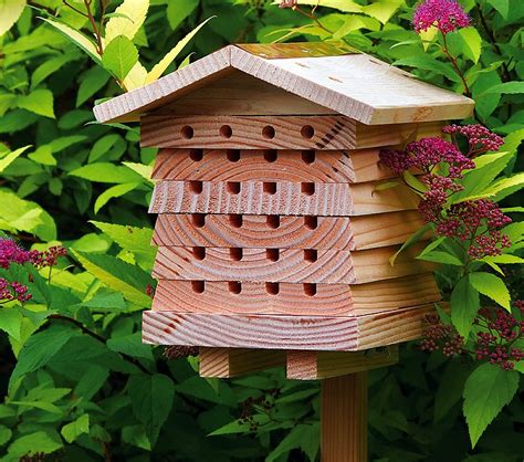 British Horticulturist Bee House Attracts Non Swarming Bees