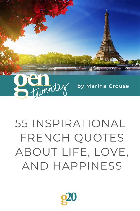 55 French Quote About Life Love And Happiness Gentwenty 2023