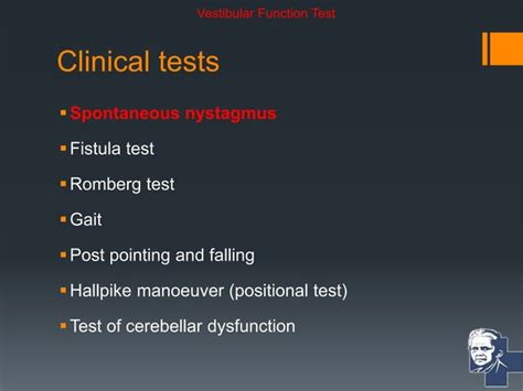 Vestibular Function Test