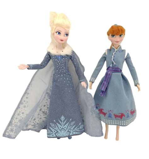 DISNEY ANNA Elsa Olafs Frozen Adventure SINGING Doll Set Bundle Messy Hair PicClick