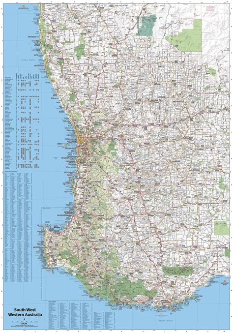 South West Western Australia Map Hema Maps Online Shop