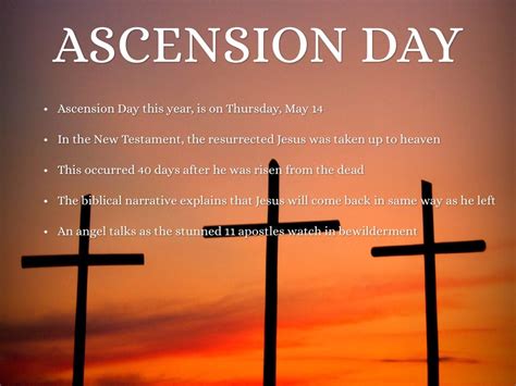 Happy Ascension Day 2018 Sermon Message Oppidan Library