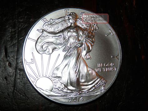 2014 American Eagle 1 Oz 999 Fine Silver Round