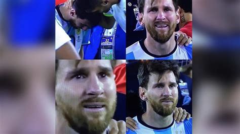 Crying Game Messi Meme Erupts Online After Soccer Stars Copa America