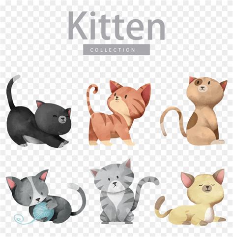 Cat Dog Kitten Illustration Cute Cat Vector Free Transparent Png